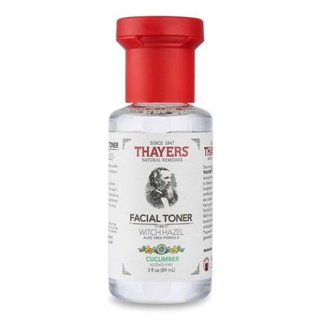 THAYERS Alcohol-Free Witch Hazel Facial Toner with Aloe Vera and Cucumber 3oz Trial Size