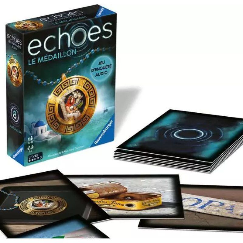 Ravensburger Echoes - Le Médaillon Escape Game - Jeux d'enquête 40 min Jeu de cartes Famille