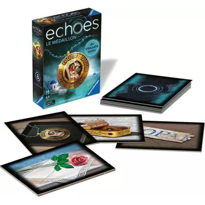 Ravensburger Echoes - Le Médaillon Escape Game - Jeux d'enquête 40 min Card Game Family