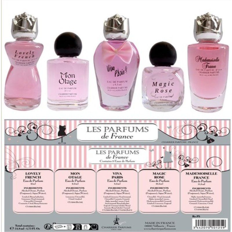 Charrier Parfums Eaux De Parfum Gift Set Collection Fashion 49.7ml - Pack of 5