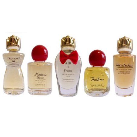Charrier Parfums Collection Luxe 5 Eaux de Parfum Gift Set 49.7ml - Made in Provence France