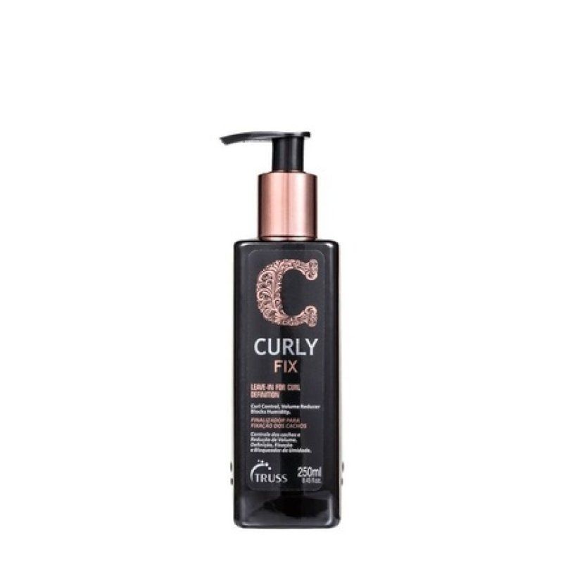 Truss Curly Fix Leavein 250ml Professional Hair Care