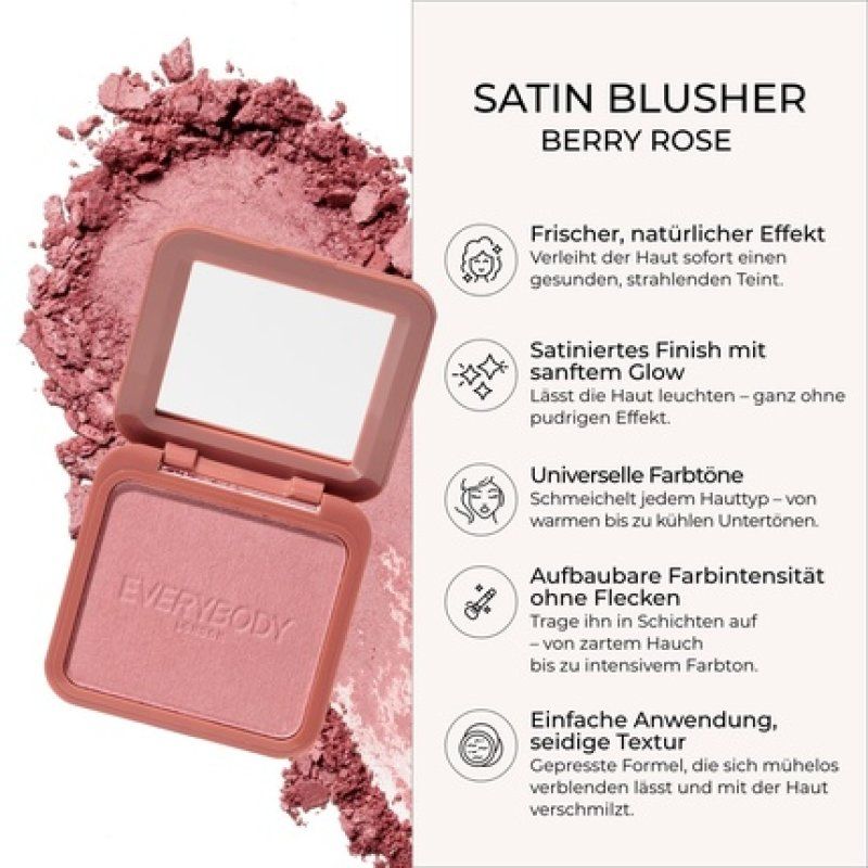 Everybody London Baked Blush Satin Finish Universal Shade