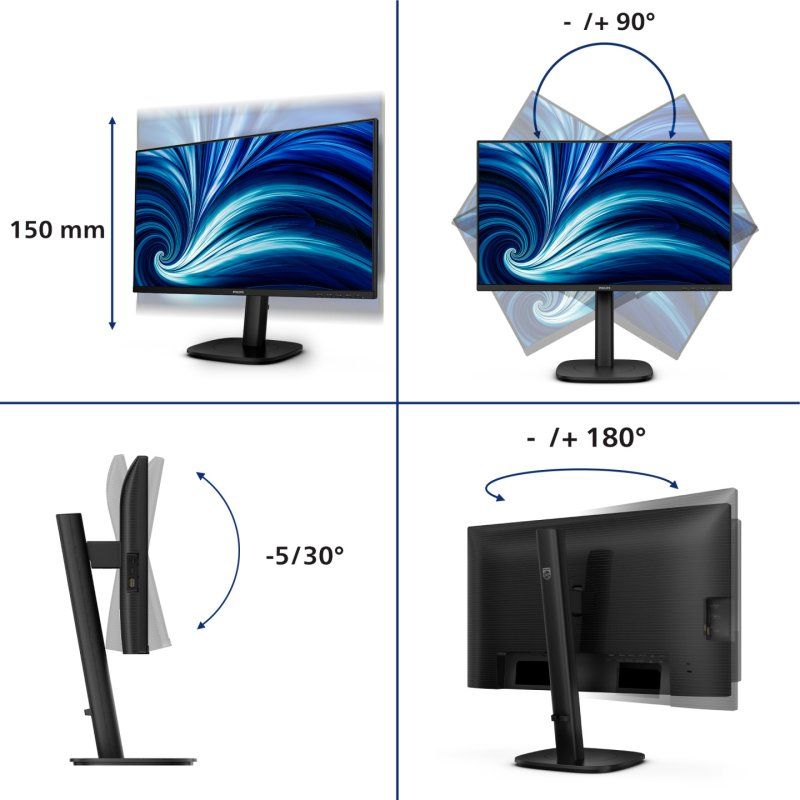 Philips 24B2U3601/00 écran plat de PC