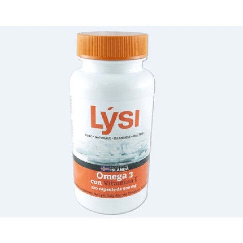 Lysi Omega 3 with Vitamin E Dietary Supplement 120 Capsules
