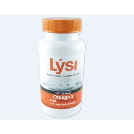 Lysi Omega 3 with Vitamin E Dietary Supplement 120 Capsules