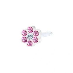 Blomdahl Mp Daisy 5 Mm Rose Crystal