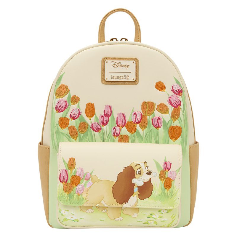 LA BELLE ET LE CLOCHARD - Pastel Tulip - Mini Sac à Dos LoungeFly