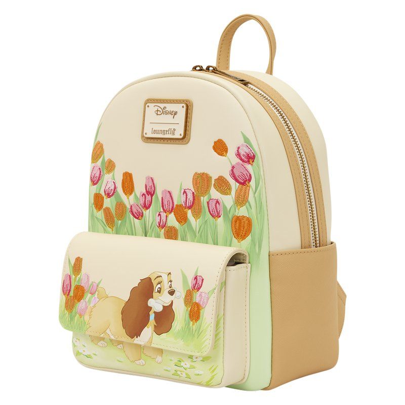 LA BELLE ET LE CLOCHARD - Pastel Tulip - Mini Sac à Dos LoungeFly
