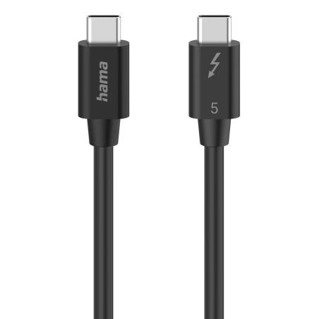 Hama USB-C USB cable USB 3.2 Gen 2 (3.1 Gen 2) 1 m USB C Black