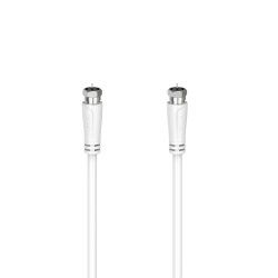 Hama 00205256 câble coaxial 7,5 m F Blanc