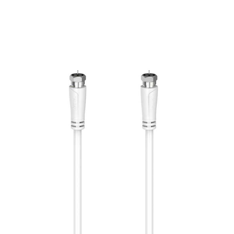 Hama 00205256 câble coaxial 7,5 m F Blanc