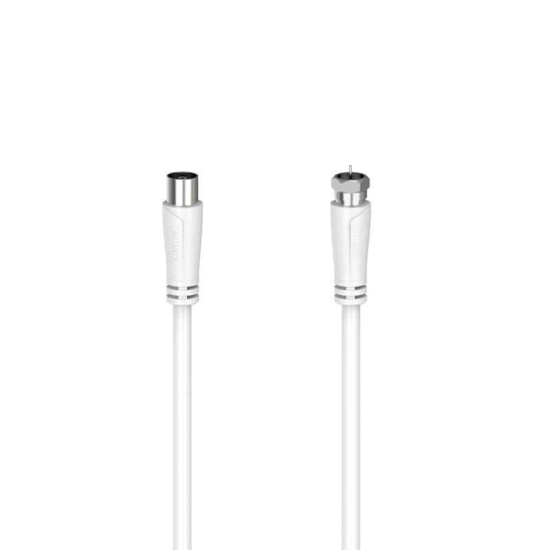 Hama 00205061 coaxial cable 1.5 m Coax F White