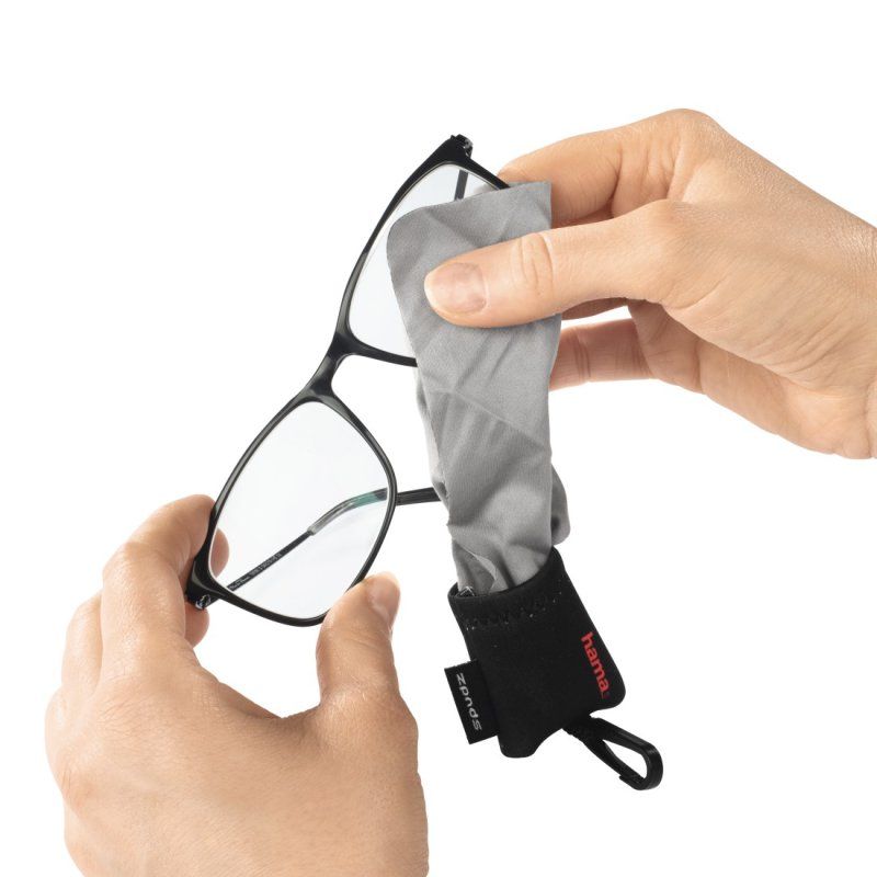 POCKET MICROFIBRE CLEAN CLOTH BLACK