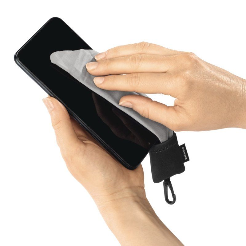 POCKET MICROFIBRE CLEAN CLOTH BLACK