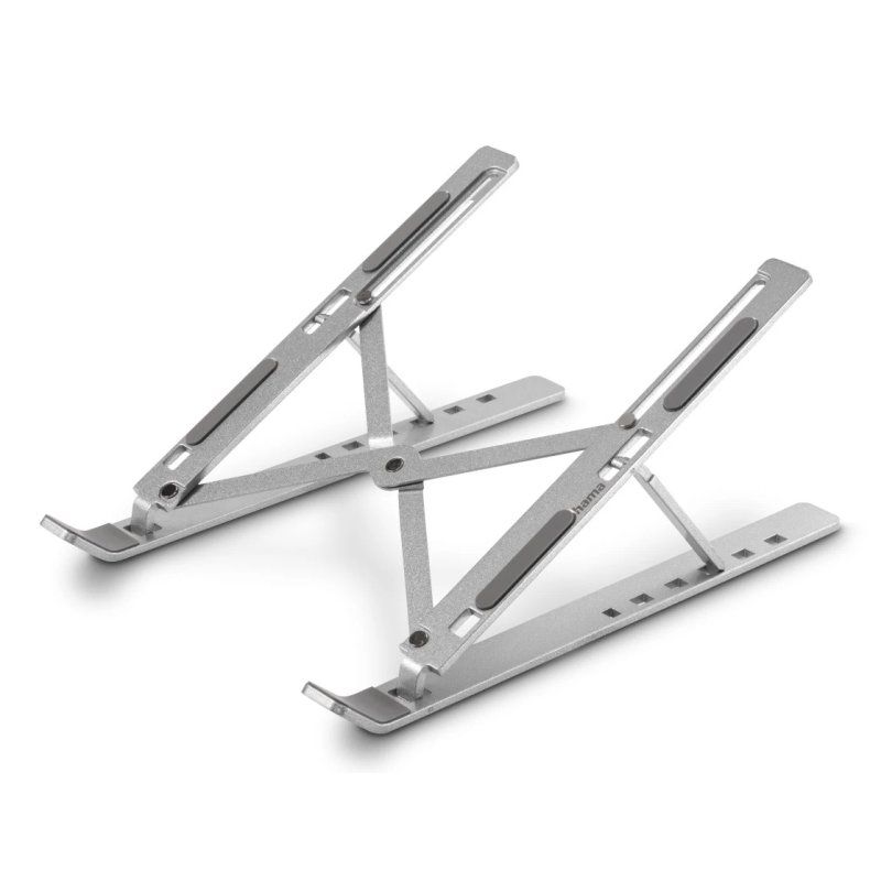 Hama Aluminium Laptop stand Silver 39.6 cm (15.6")