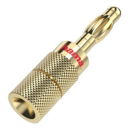 Hama 00205201 cable gender changer Banana Gold