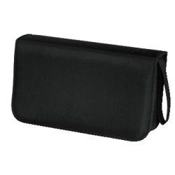 Hama CD Wallet Nylon 80, black 80 disques Noir