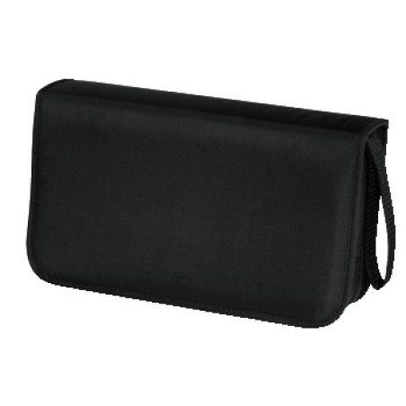 Hama CD Wallet Nylon 80, black 80 disques Noir