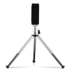 Hama Fancy 2in1 trépied Caméra de Smartphone/numérique 3 pieds Argent