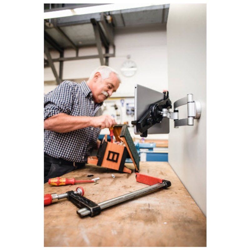 Hama 00125121 support Support passif Tablette / UMPC Noir, Argent