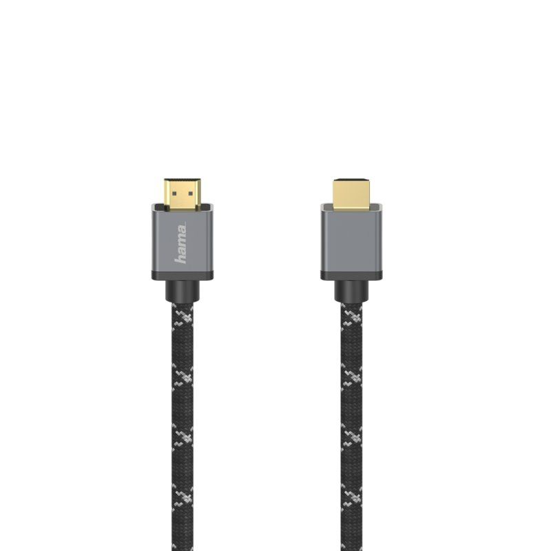 Hama 00205238 câble HDMI 1 m HDMI Type A (Standard) Noir, Gris