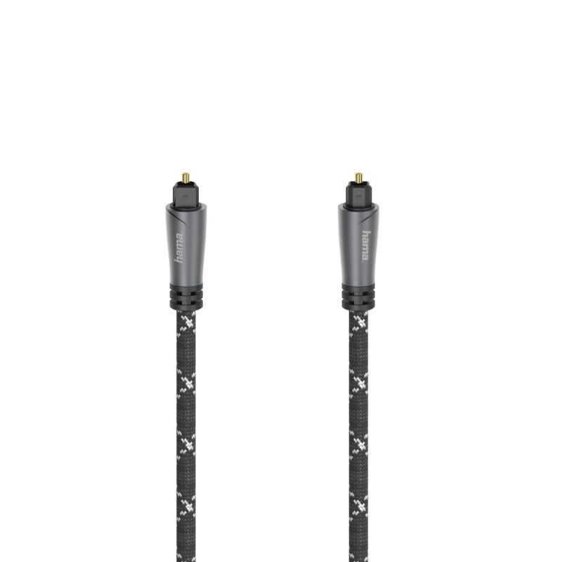 Hama 00205140 audio cable 3 m TOSLINK Black, Grey