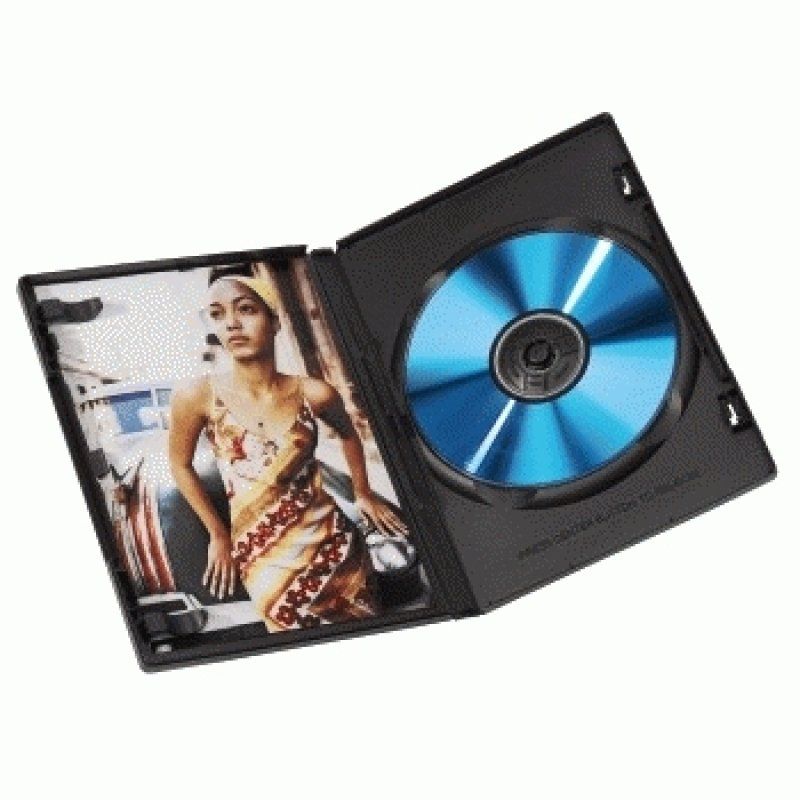 Hama 00051276 étui disque optique Boîtier double 1 disques Noir