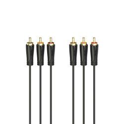 AUDIO/VIDEO CABLE 3RCA TO 3RCA 1.5M