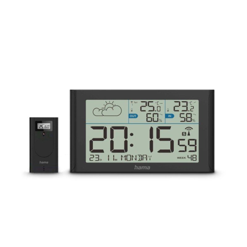 SYLT WEATHER STATION ALARM BLACK