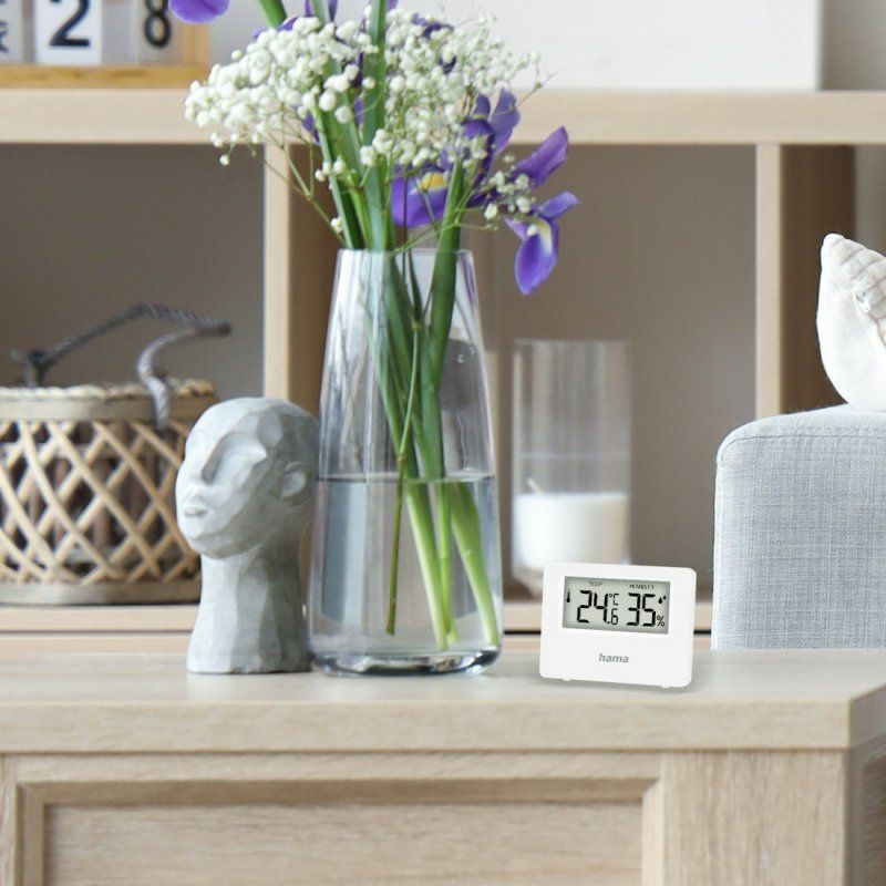 EBRO THERM/HYGROMETER DIGITAL WHITE