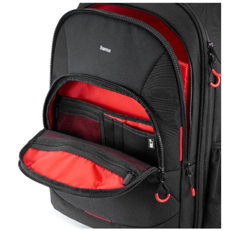 Hama Ohio Trolley case Black, Red