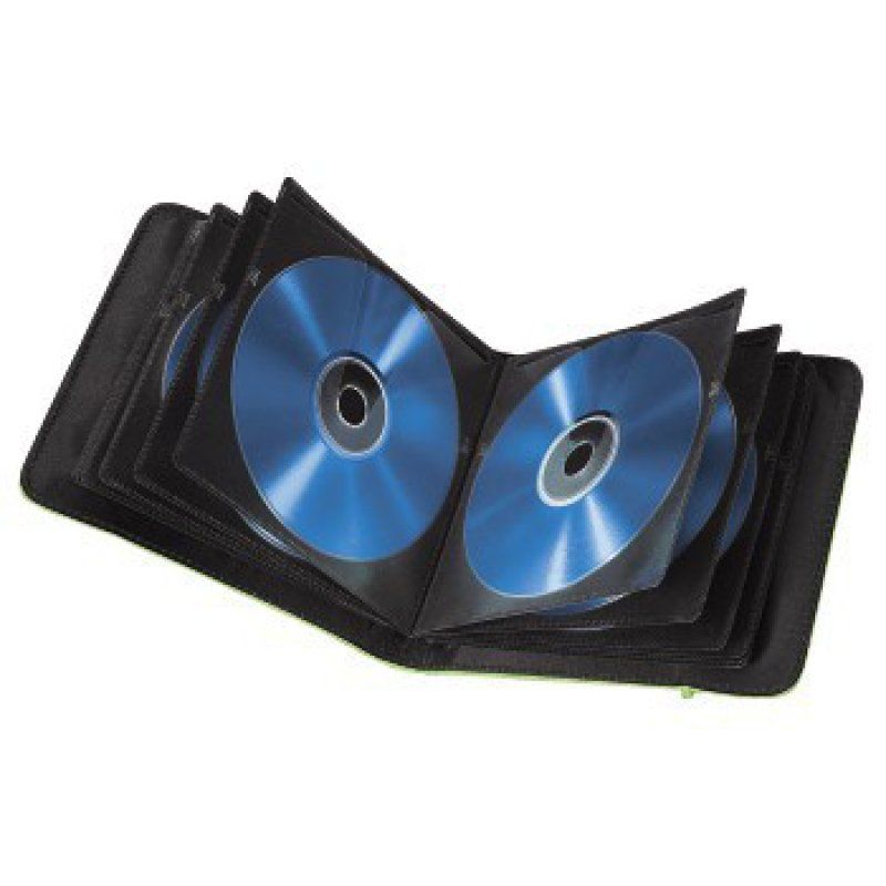 Hama 00095668 optical disc case 24 discs Green
