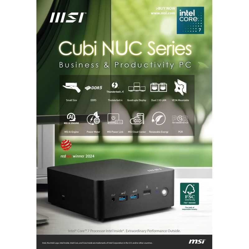 CUBI NUC 1M I3 100U BB