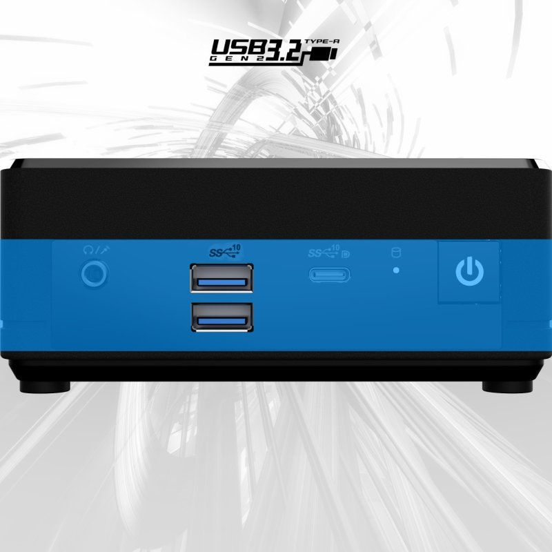 MSI Cubi N ADL N200 BB barebone PC/ poste de travail 0.66L sized PC Noir Intel SoC 3,7 GHz
