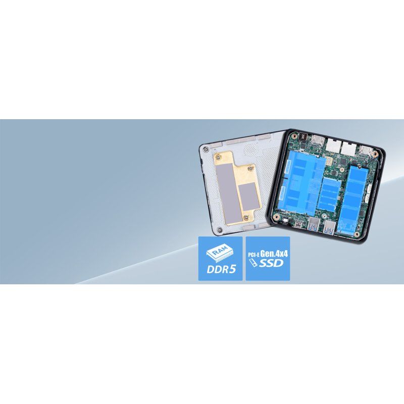 MSI Cubi NUC AI 1UMG i7 155H BB Cube Noir BGA 2049 1,4 GHz