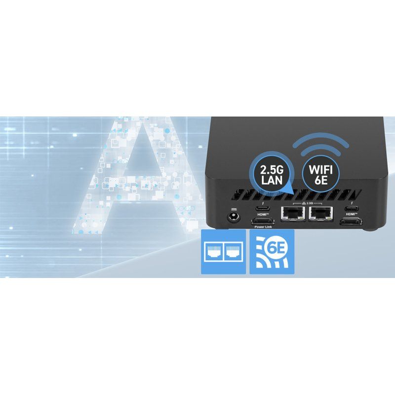 MSI Cubi NUC AI 1UMG Intel Core Ultra 7 155H, Barebone, NUC, SFF, Mini Computer, HTPC, (NO RAM, NO Storage, NO OS),