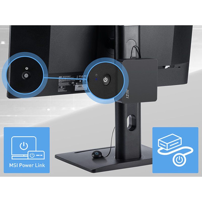 MSI Cubi NUC AI 1UMG i7 155H BB Cube Noir BGA 2049 1,4 GHz