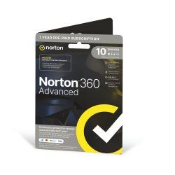 Norton NORTON360ADV-NO.INS-MARKS ELEC Sécurité antivirus Complète 1 licence(s) 1 année(s)