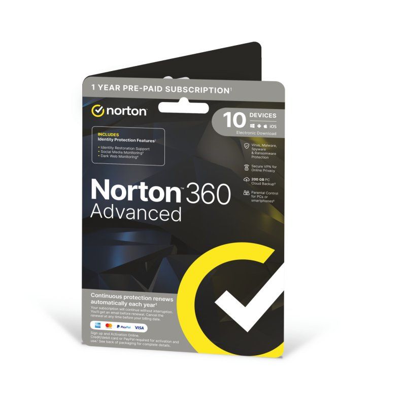 NORTON360ADV-NO.INS-MARKS ELEC