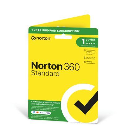 Norton 360 STD- MARKS-ELEC Sécurité antivirus Complète 1 licence(s) 1 année(s)