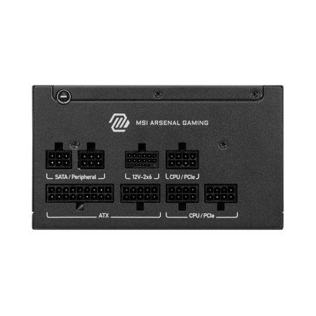 MSI MAG A750GLS PCIE5 power supply unit 750 W 24-pin ATX ATX Black