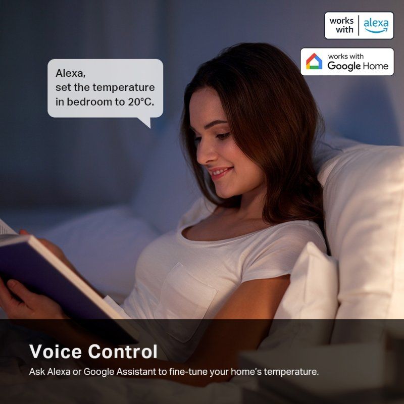 Kasa Smart KE100 vanne de radiateur thermostatique Adapté à une utilisation à l'intérieur