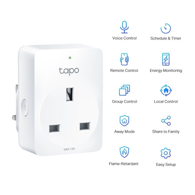 TP-Link Tapo P110 Prise intelligente 2990 W Maison Blanc