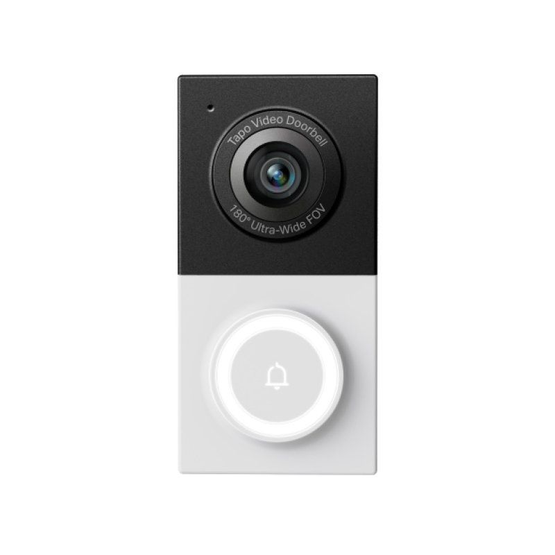 TP-Link Tapo Smart Wired Video Doorbell Noir, Blanc