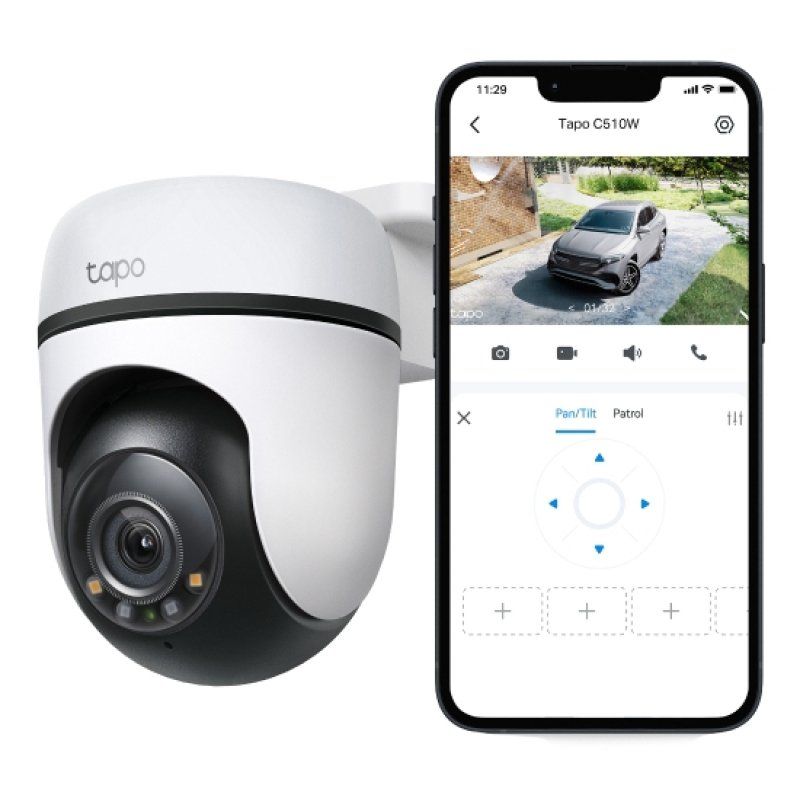 OUTDOOR PAN/TILT SEC WI-FI CAM 2PK