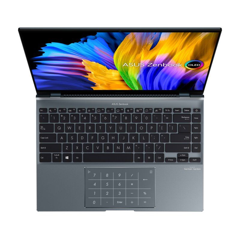 ASUS Zenbook 14X OLED 14" WQXGA 2880 x 1800 OLED, Intel Iris Plus Graphics, WLAN, Webcam, Windows 11 Home 64-bitIntel