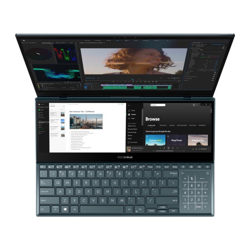 ASUS Zenbook Pro Duo 15 OLED UX582HS-H2010W Intel Core™ i9 i9-11900H Ordinateur portable 39,6 cm (15.6") Écran