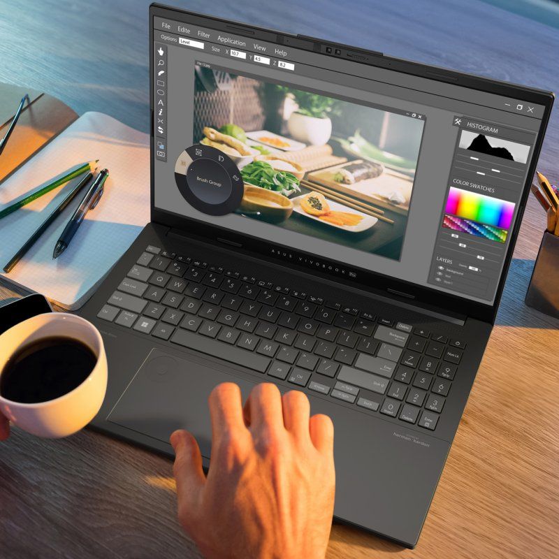 ASUS Vivobook Pro 15 OLED N6506MV-MA026W Intel Core Ultra 9 185H Laptop 39.6 cm (15.6") 3K 16 GB DDR5-SDRAM 1 TB SSD