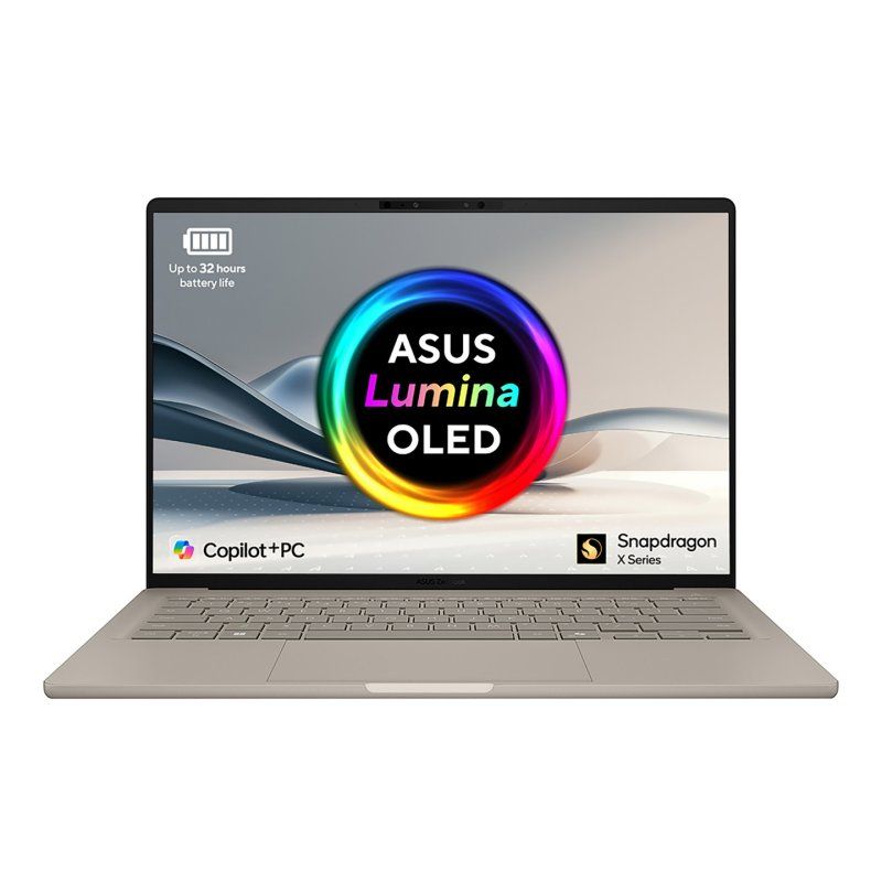 ASUS Zenbook A14 UX3407QA-QD244W Copilot PC Qualcomm Snapdragon X1-26-100 Ordinateur portable 35,6 cm (14") WUXGA 16